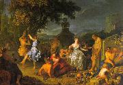 Michel-Ange Houasse Bacchanal painting